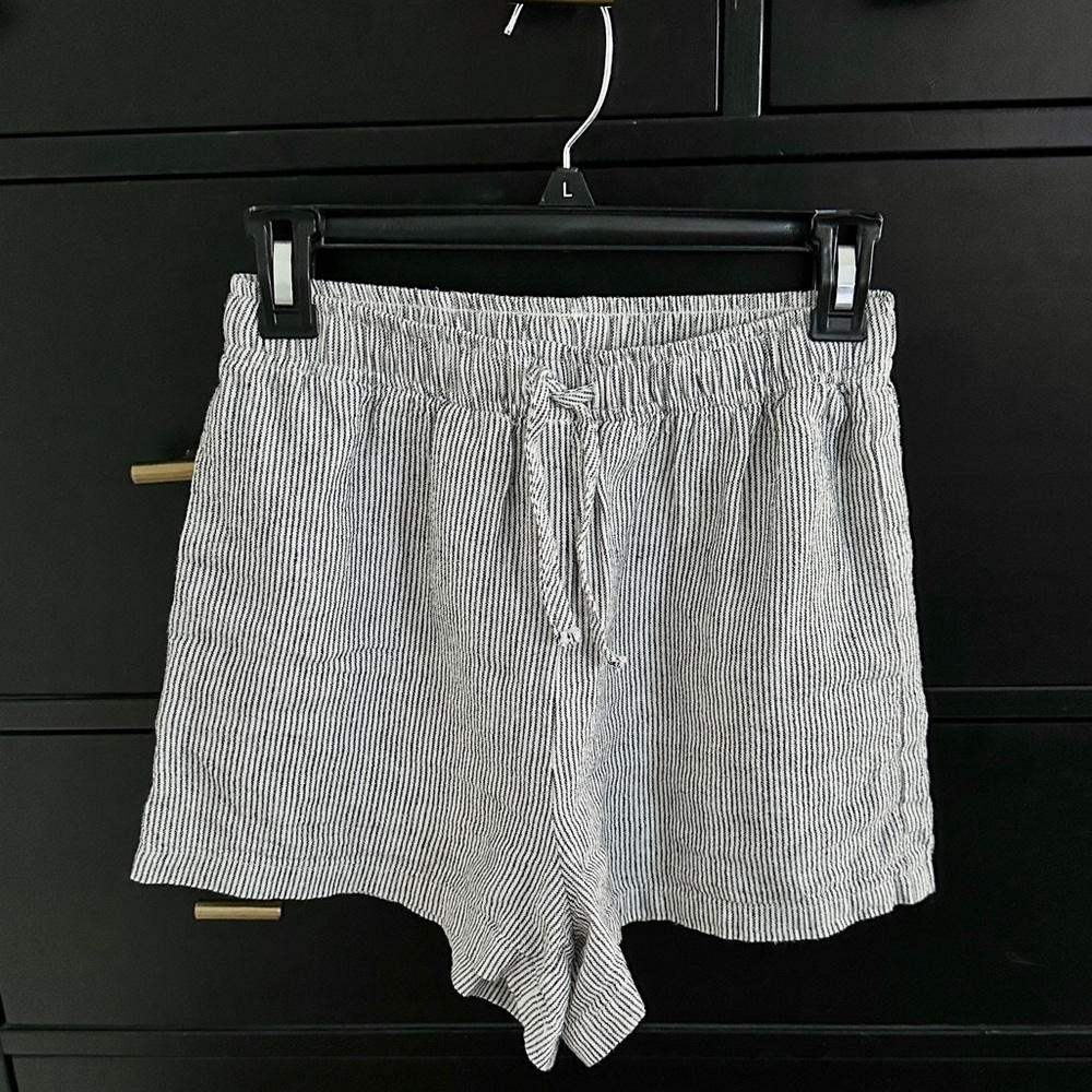 Forever 21 Striped Shorts with pockets